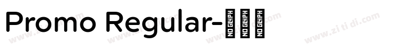 Promo Regular字体转换